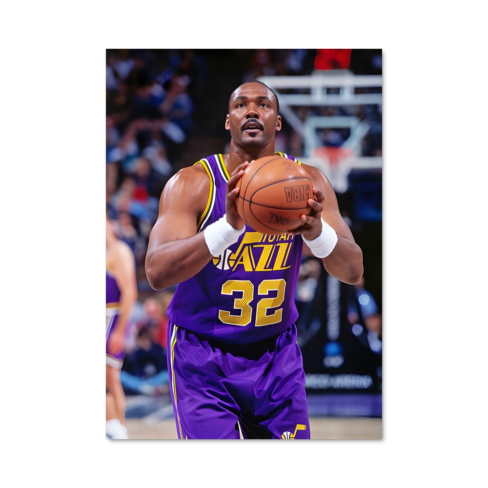 Poster Karl malone Lakers – affiche Basketball